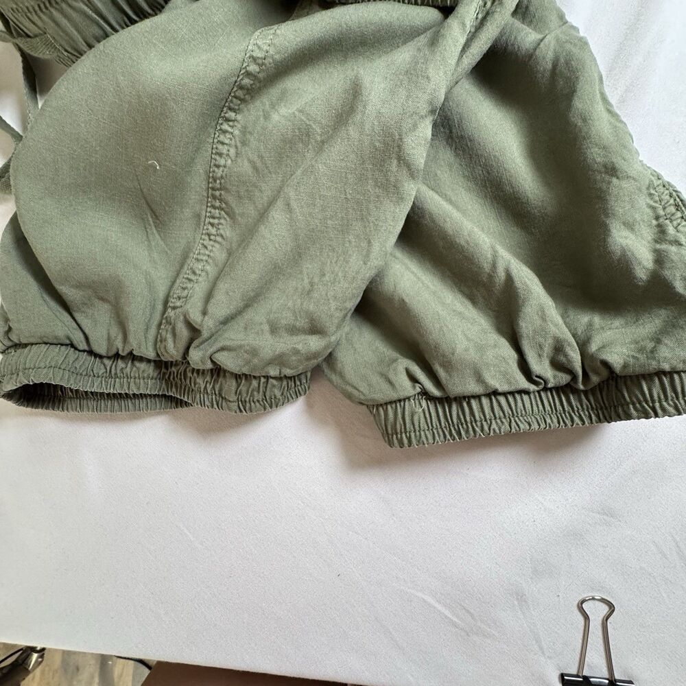 Industry Woman Olive Green Cargo Joggers 2X Elastic Waist NWT Casual Travel - Picture 11 of 12